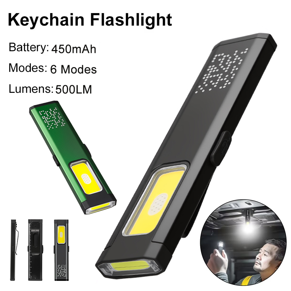 Lighting Fixture Outdoor - Mini torcia a LED portatile ricaricabile,