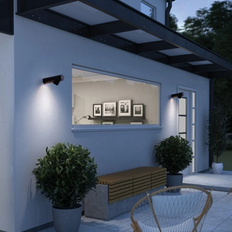 Outdoor Lighting Accent - SANDYHA Lampada da parete moderna a