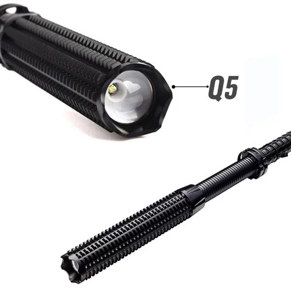 Outdoor Lighting Kits - Torcia LED Ricaricabile USB, Torcia Retrattile