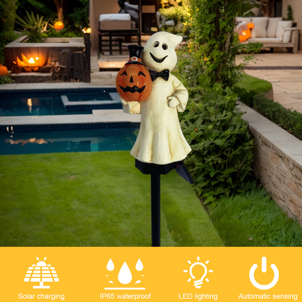 Outdoor Lighting Pathway - Luci Solari a Forma di Zucca