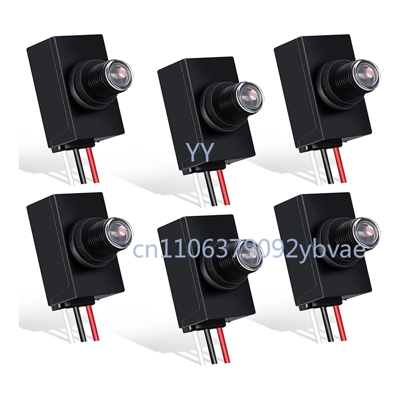 Outdoor Lighting Switch - 6 Confezioni di Sensori Crepuscolari per