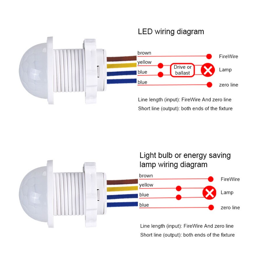 Outdoor Lighting Switch - Sensore di Movimento PIR, Interruttore Intelligente