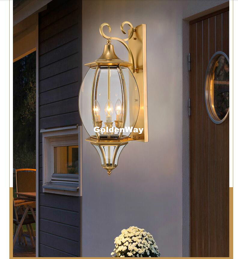 Lampada da parete in ottone an - Outdoor Lighting Brass recensione e prezzo