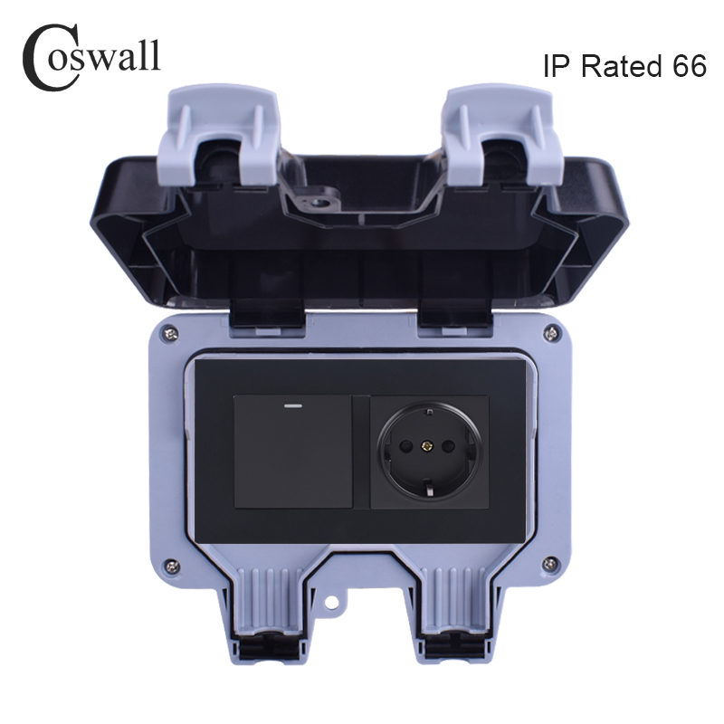 Coswall IP66 presa di corrente - Outdoor Lighting Switch recensione e prezzo