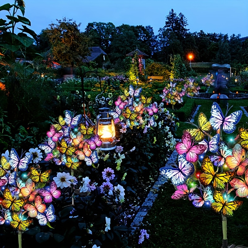 Luci da giardino a farfalla a  - Outdoor Lighting Solar Panel recensione e prezzo