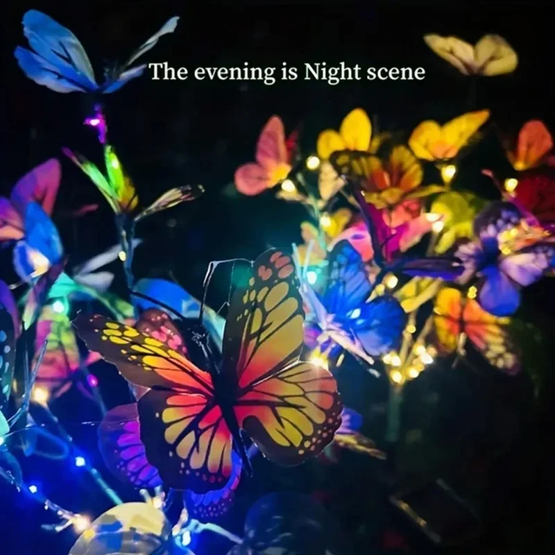 Luci da giardino a farfalla a  - Outdoor Lighting Solar Panel recensione e prezzo