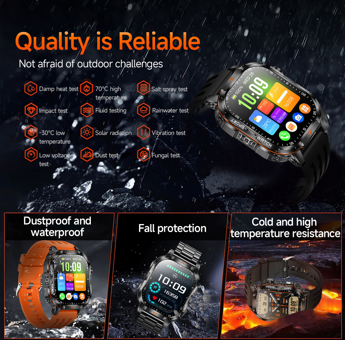 Orologio intelligente militare - Outdoor Lighting Battery Operated recensione e prezzo