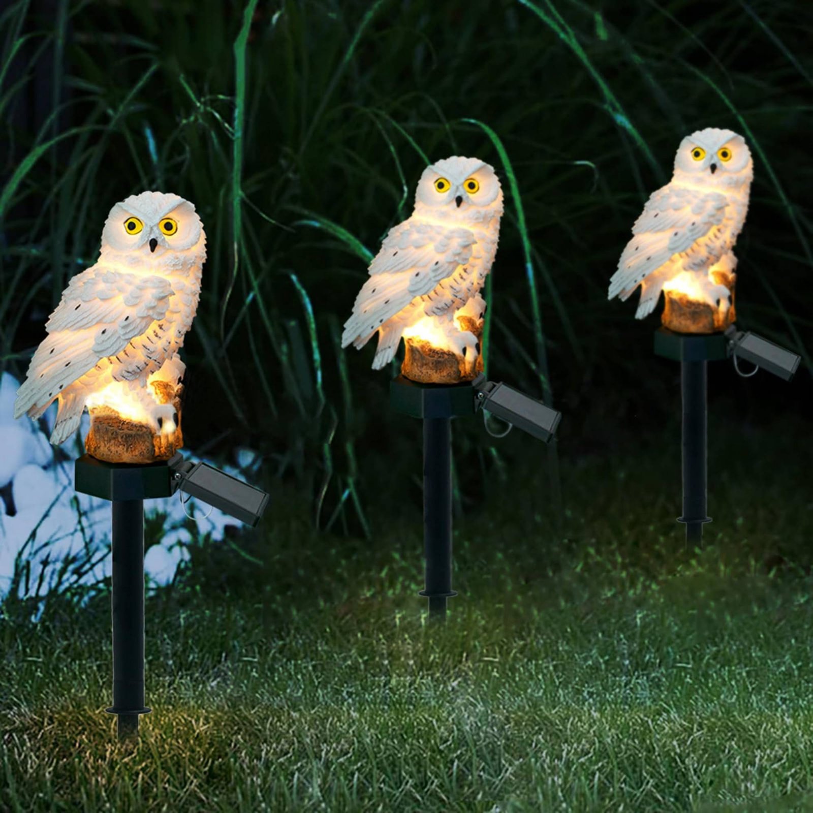 Luce Solare a Forma di Gufo da - Outdoor Lighting Pathway recensione e prezzo