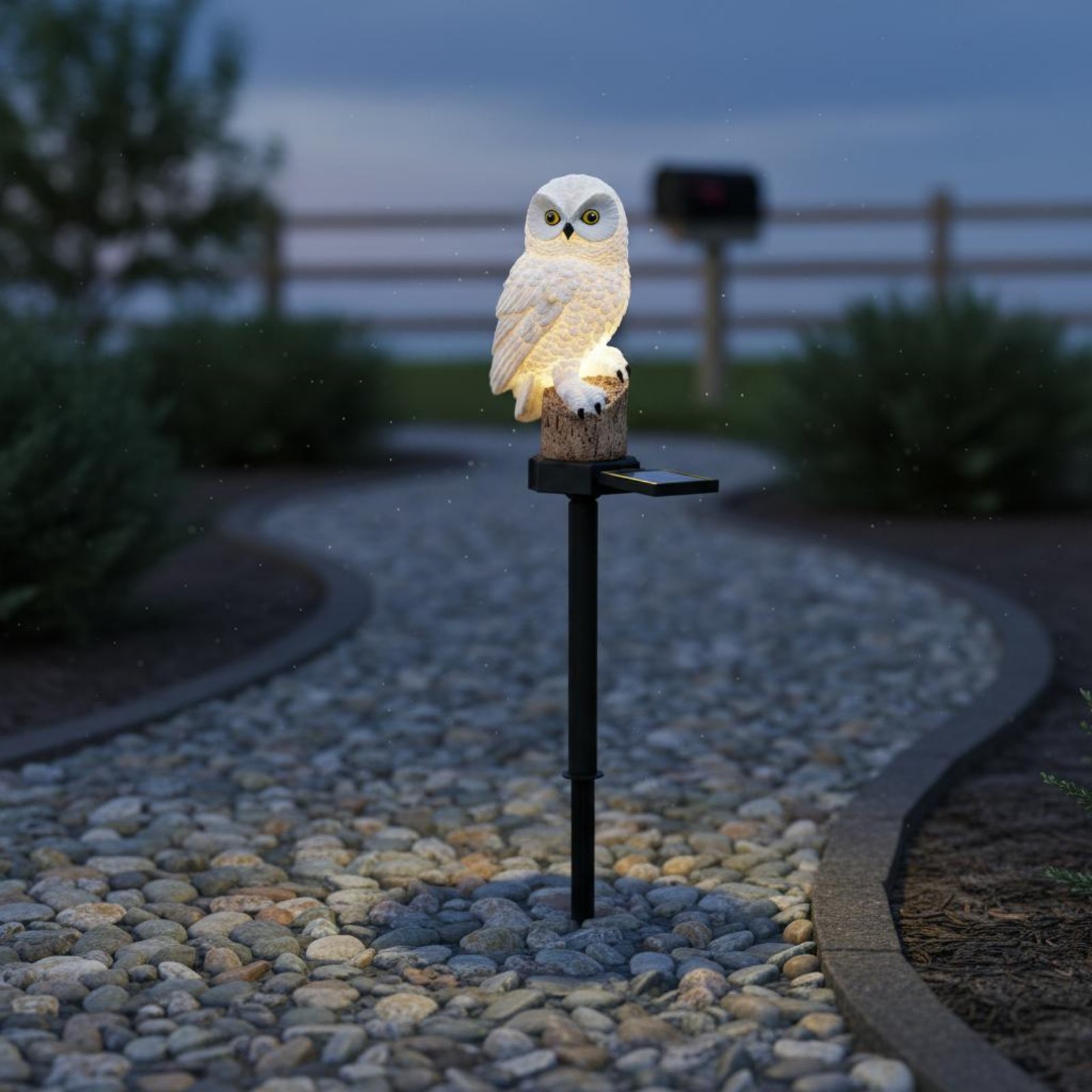 Luce Solare a Forma di Gufo da - Outdoor Lighting Pathway recensione e prezzo
