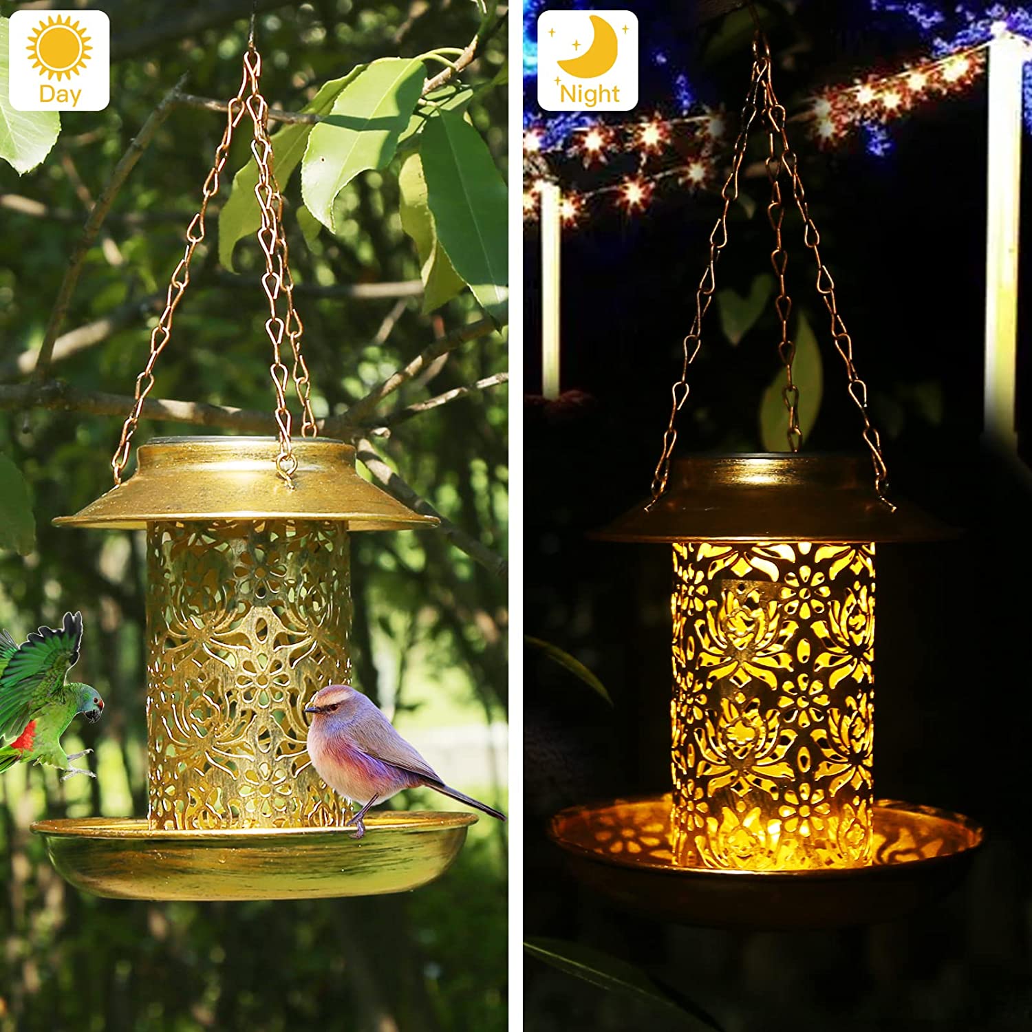 Mangiatoia per uccelli solare  - Outdoor Lighting Backyard Ideas recensione e prezzo