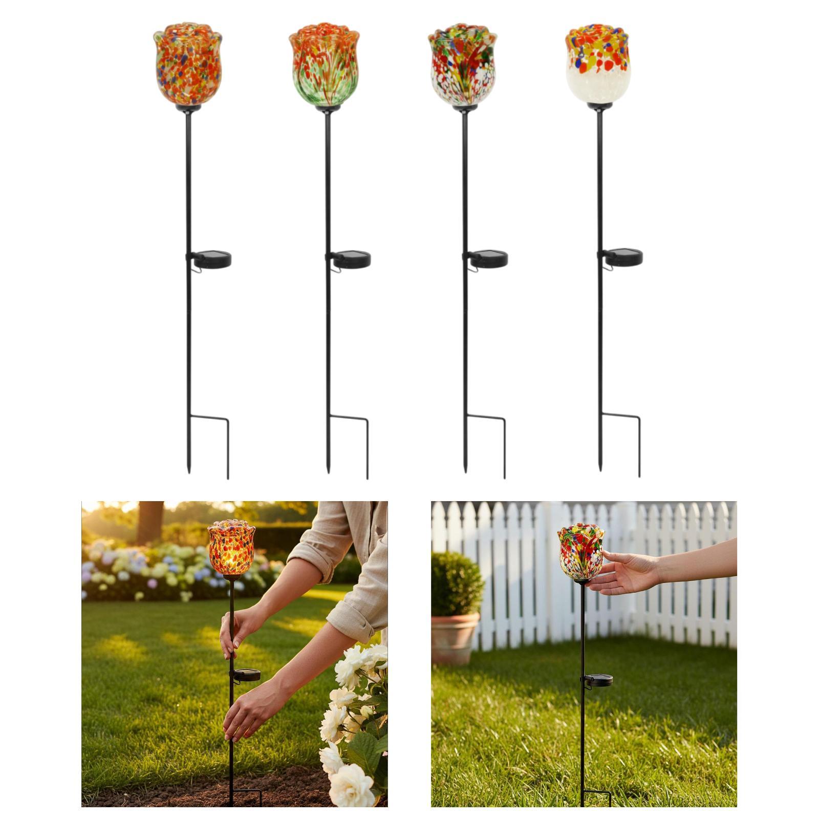 Lampada Solare a Forma di Rosa - Outdoor Lighting Accent recensione e prezzo
