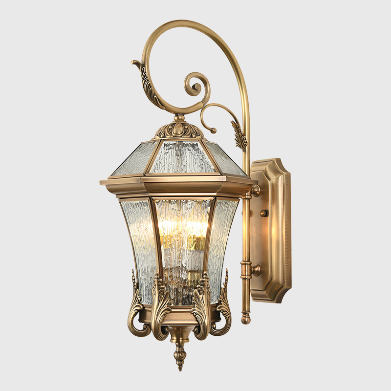 Lampada da Parete Moderna in O - Outdoor Lighting Brass recensione e prezzo