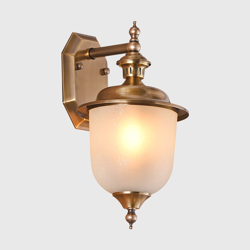 Lampada da Parete Moderna in O - Outdoor Lighting Brass recensione e prezzo