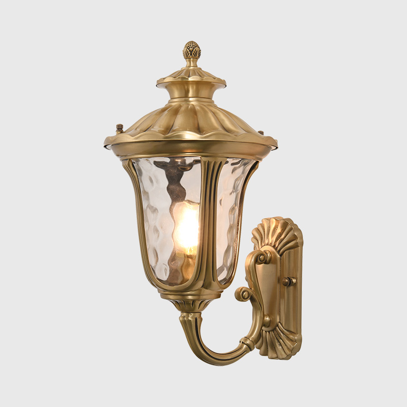 Lampada da Parete Moderna in O - Outdoor Lighting Brass recensione e prezzo