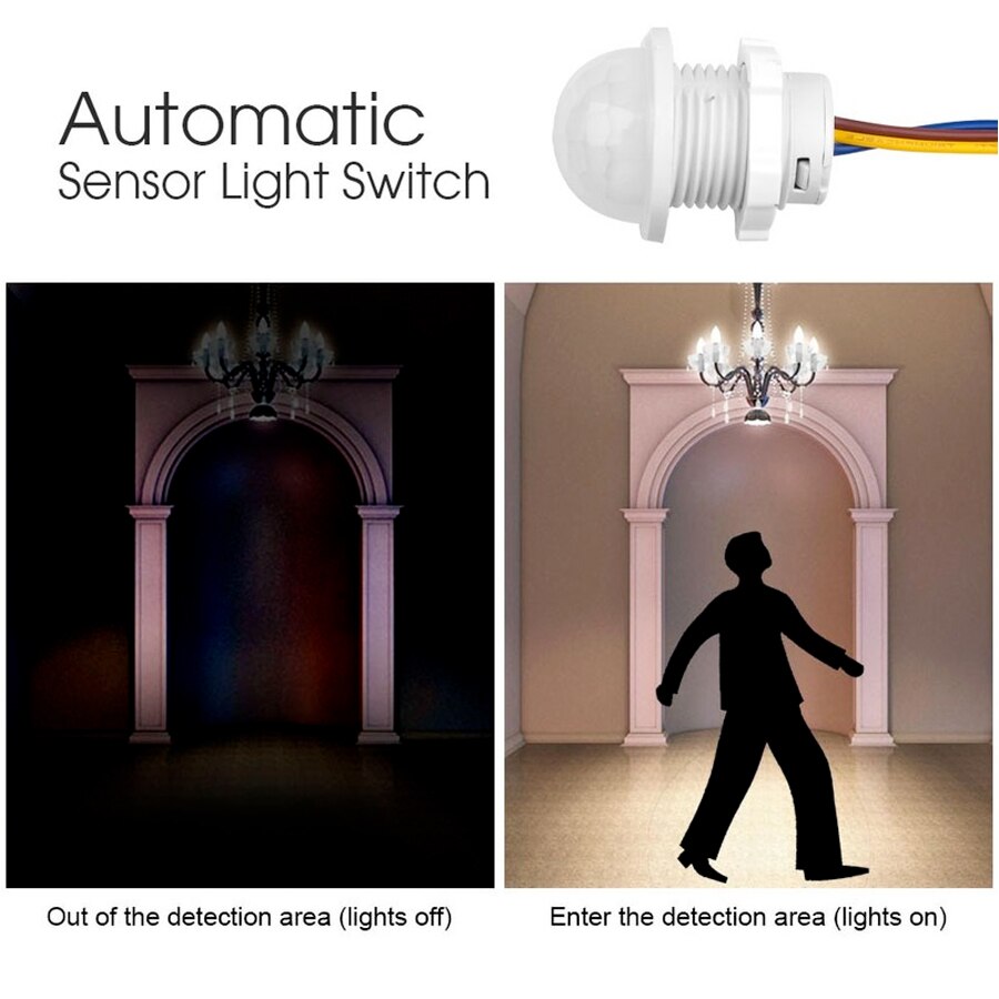 Sensore di Movimento PIR, Inte - Outdoor Lighting Switch recensione e prezzo