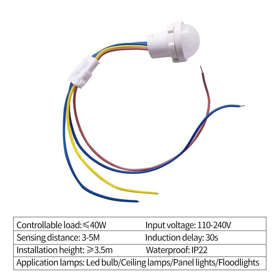 Sensore di Movimento PIR, Inte - Outdoor Lighting Switch recensione e prezzo