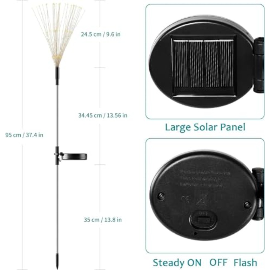 Luci Solari a Forma di Fuochi  - Outdoor Lighting Pathway recensione e prezzo