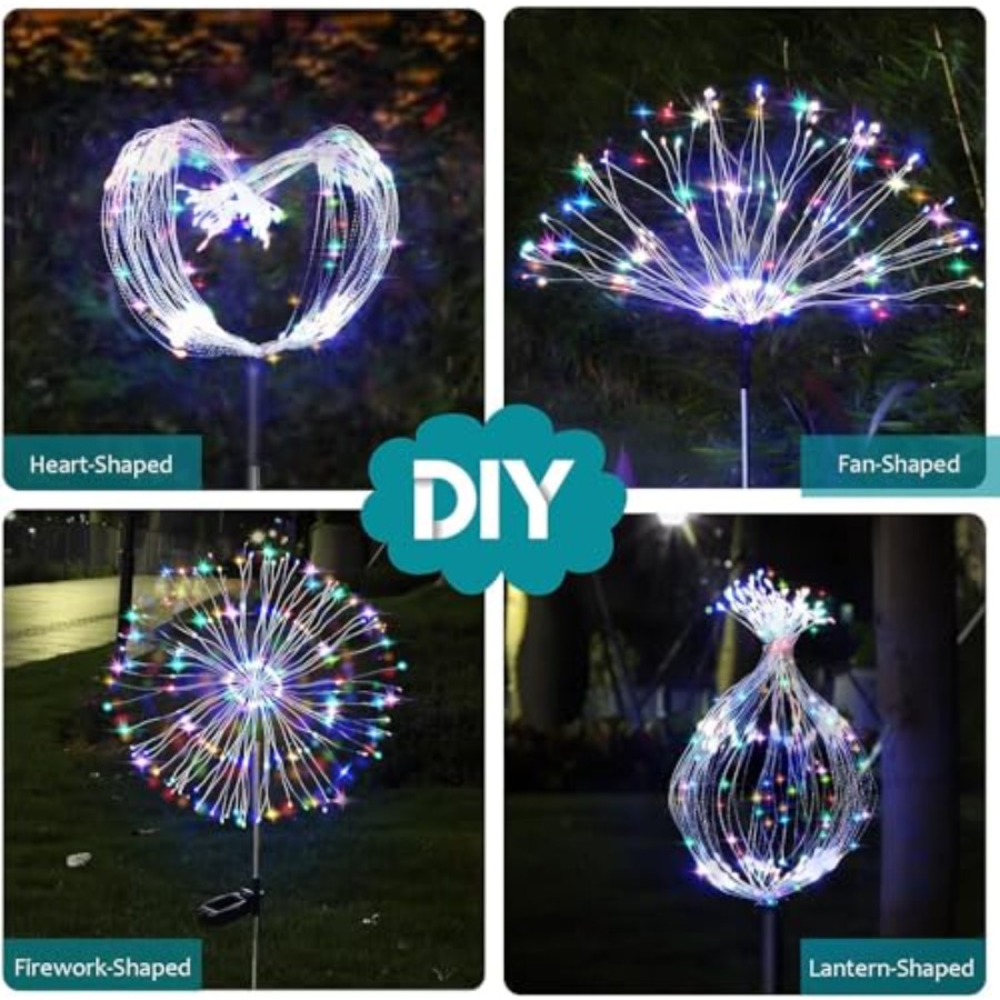 Luci Solari a Forma di Fuochi  - Outdoor Lighting Pathway recensione e prezzo